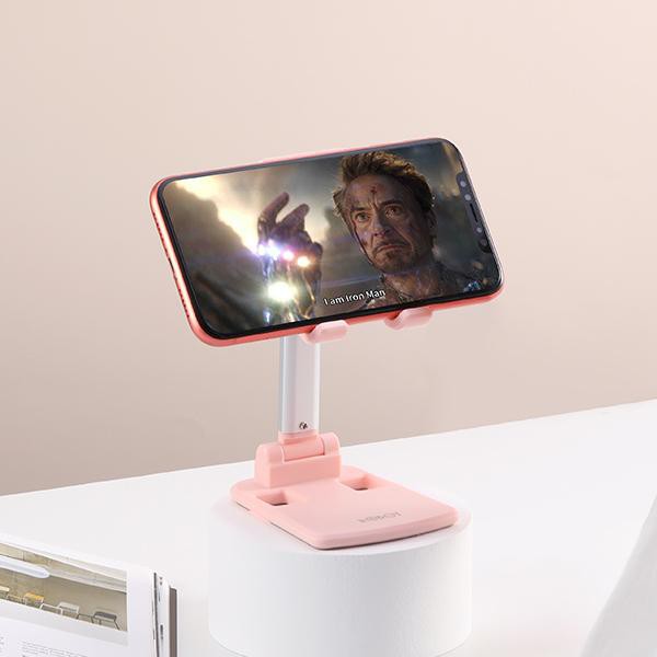 HOLDER Phone Stand / Holder ROBOT RT-US06 RTUS06  Universal Holder Liftable Foldable Origina Garansi