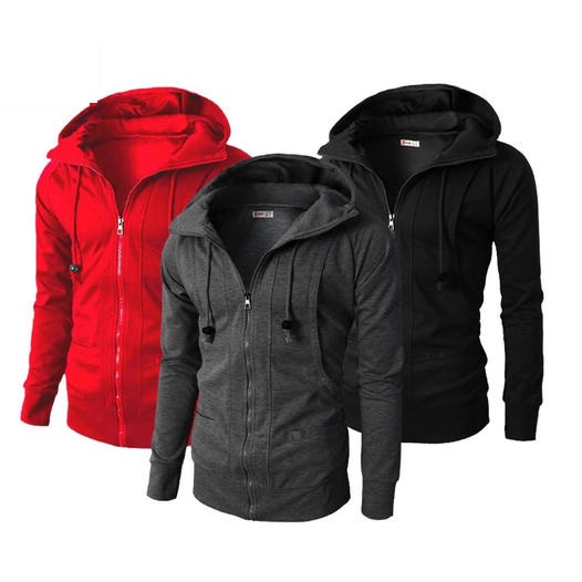 Zilong Bond Jaket Hoodie Casual Sweatshirt Zipper Metal Branded Original