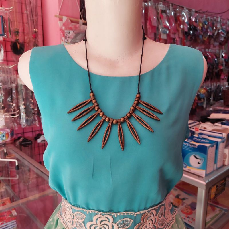 Kalung Etnik Aksesoris Kalung Perempuan Kalung Hijab Tali Panjang Kalung Pesta