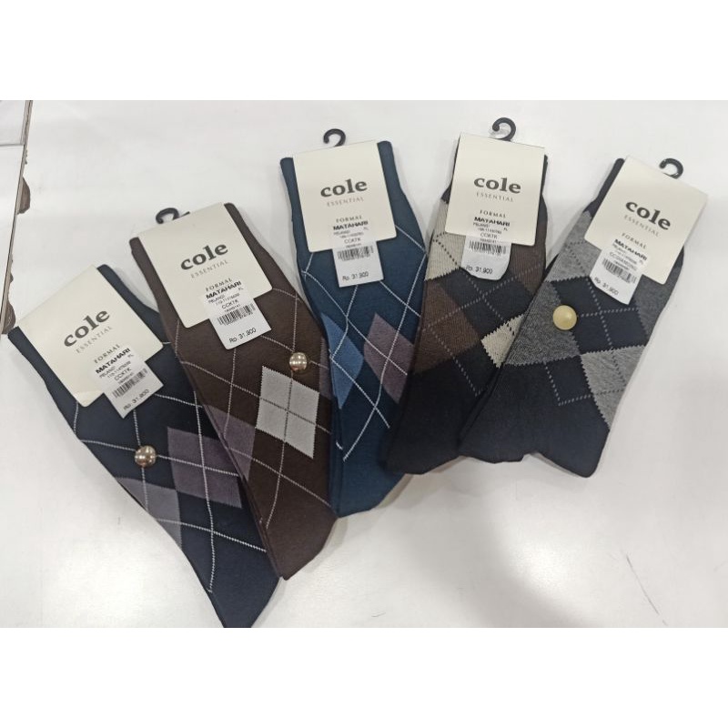 Kaos Kaki Formal pria. Motif. original COLE