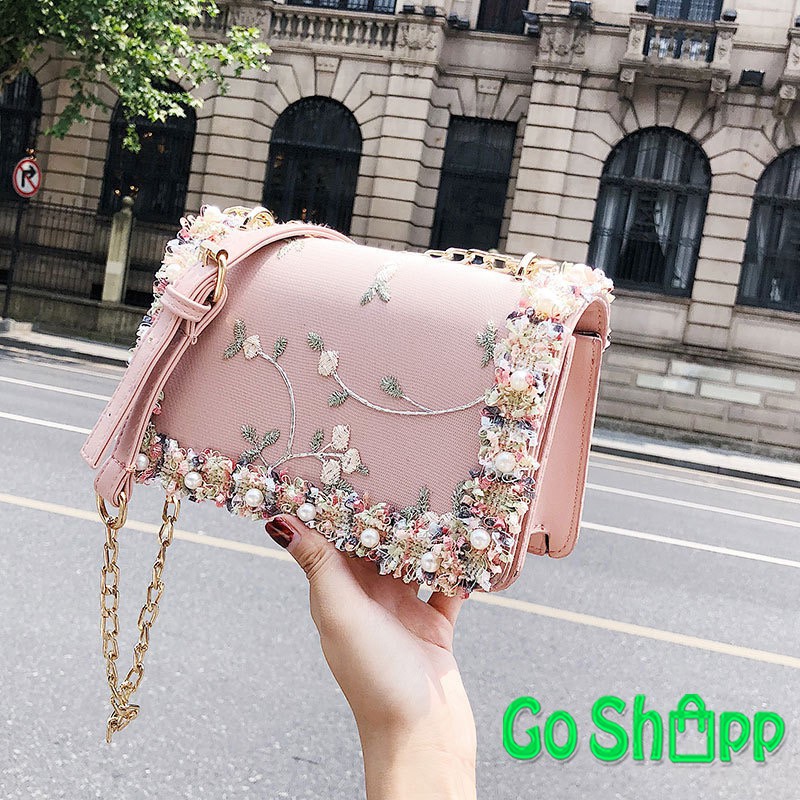 Tas Selempang Wanita Keren Model Lace High Quality Premium Import - Tas Korea Fashion Import ZAMZAM SL11