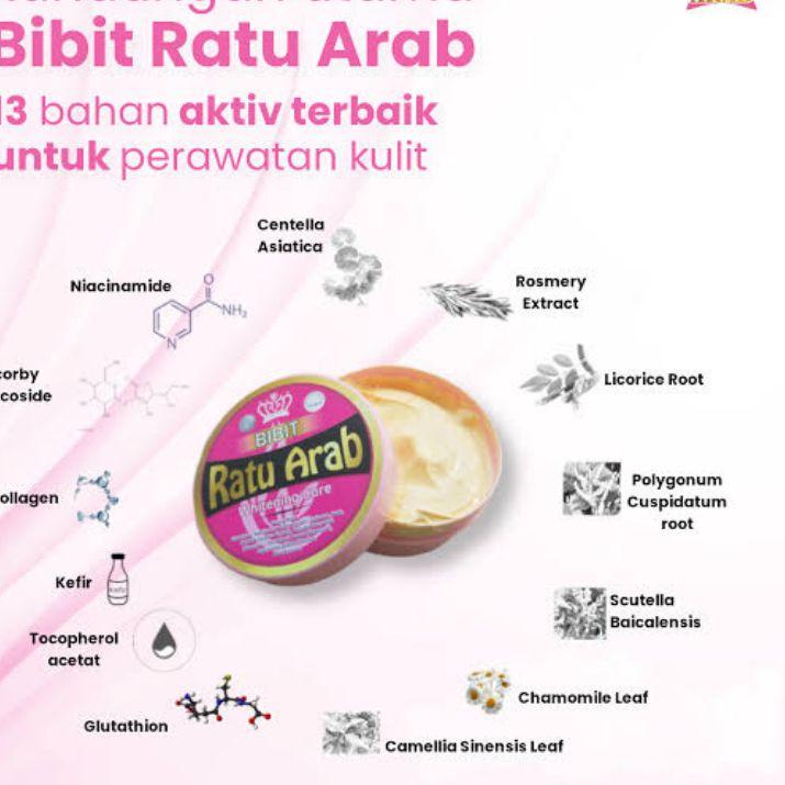 ㊓ BIBIT RATU ARAB (KEMASAN BARU) / BODY LOTION BIBIT RATU ARAB ORIGINAL ♟