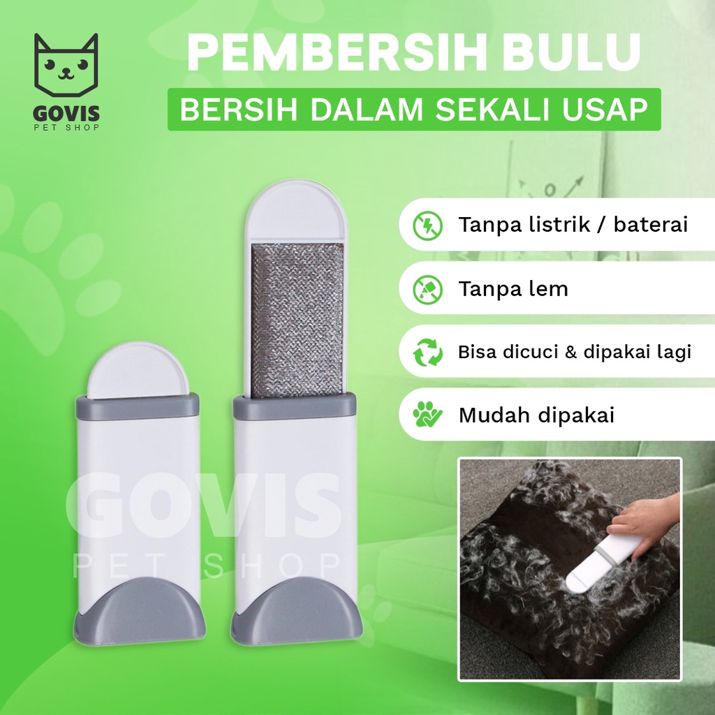 Govis Pembersih Bulu Kucing Pet Hair Remover Portable