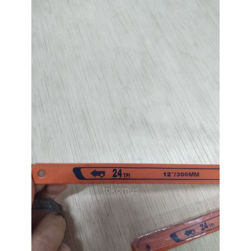 MATA GEEGAJI BESI /HACKSAW BLADE 12&quot; /12 INCH 24 T FIT