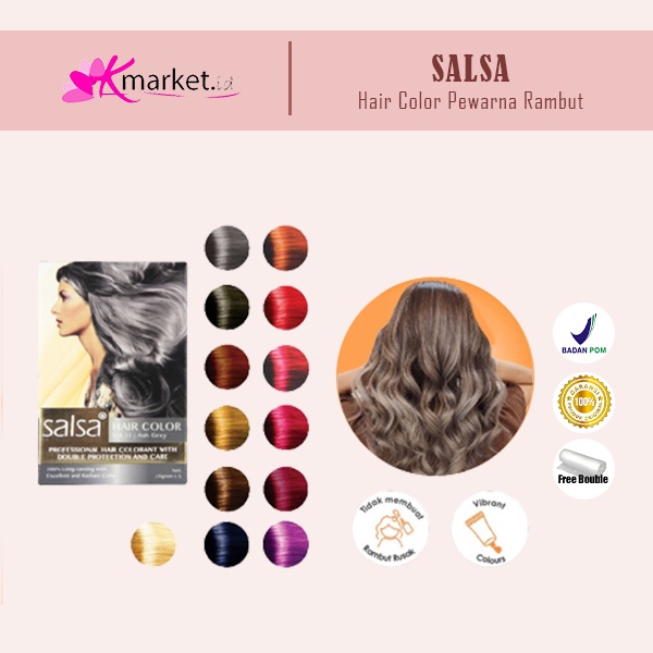 SALSA HAIR COLOR / SEMIR RAMBUT SALSA / CAT RAMBUT / PEWARNA RAMBUT