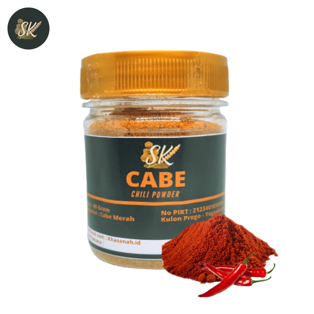 

Cabe Bubuk Premuim Quality 40 g