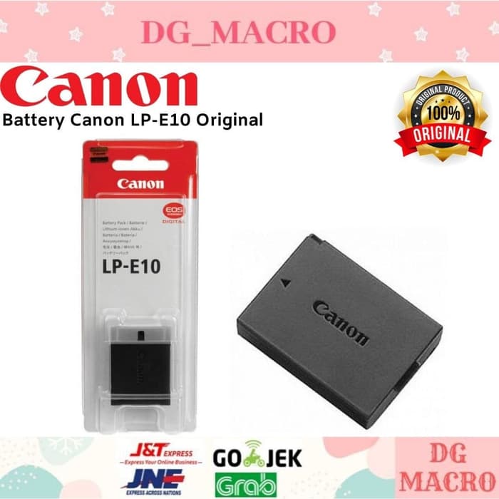 BATTERY PACK CANON LP-E10 - BATERAI LP-10 - ORIGINAL 