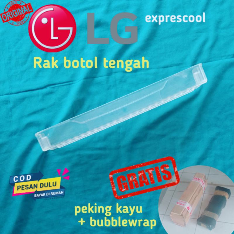 RAK BOTOL BAGIAN TENGAH KULKAS LG EXPRESCOOL 1 PINTU ORIGINAL