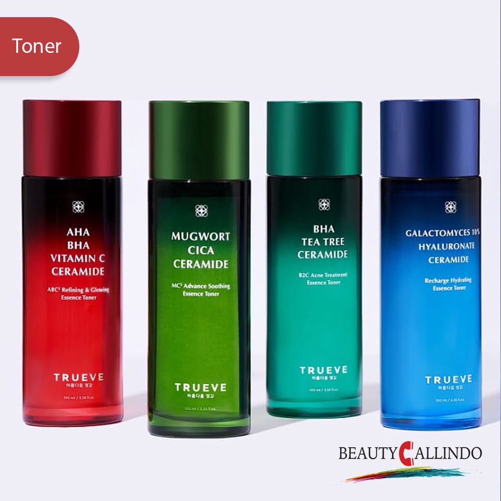 Trueve Toner | ABC2 Refining | B2C Acne | MC2 Advance Soothing | Recharge Hydrating 100ml