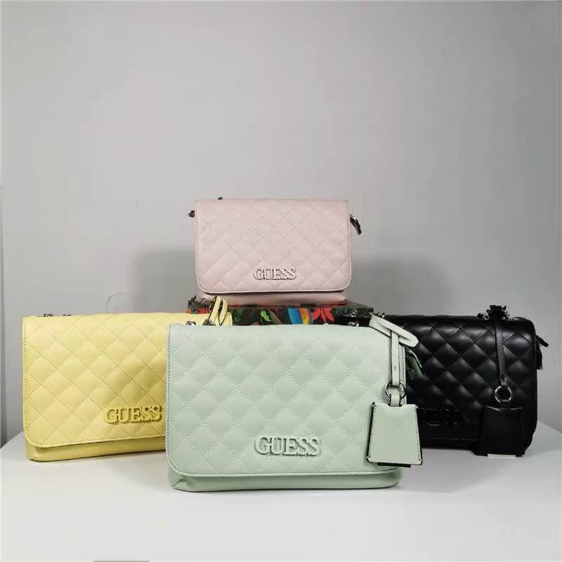 PGBAGS-TAS WANITA GGUESS MIX RANTAI QUILTED TOTEBAG/PREMIUM#345678