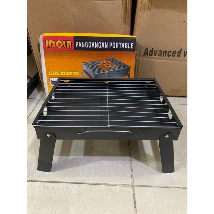 PANGGANGAN PORTABLE IDOLA / PANGGANGAN BBQ / PERLENGKAPAN BBQ PORTABLE