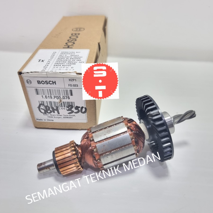 GBM350 ARMATURE ANGKER MESIN BOR HAND DRILL 10MM BOSCH GSB 350