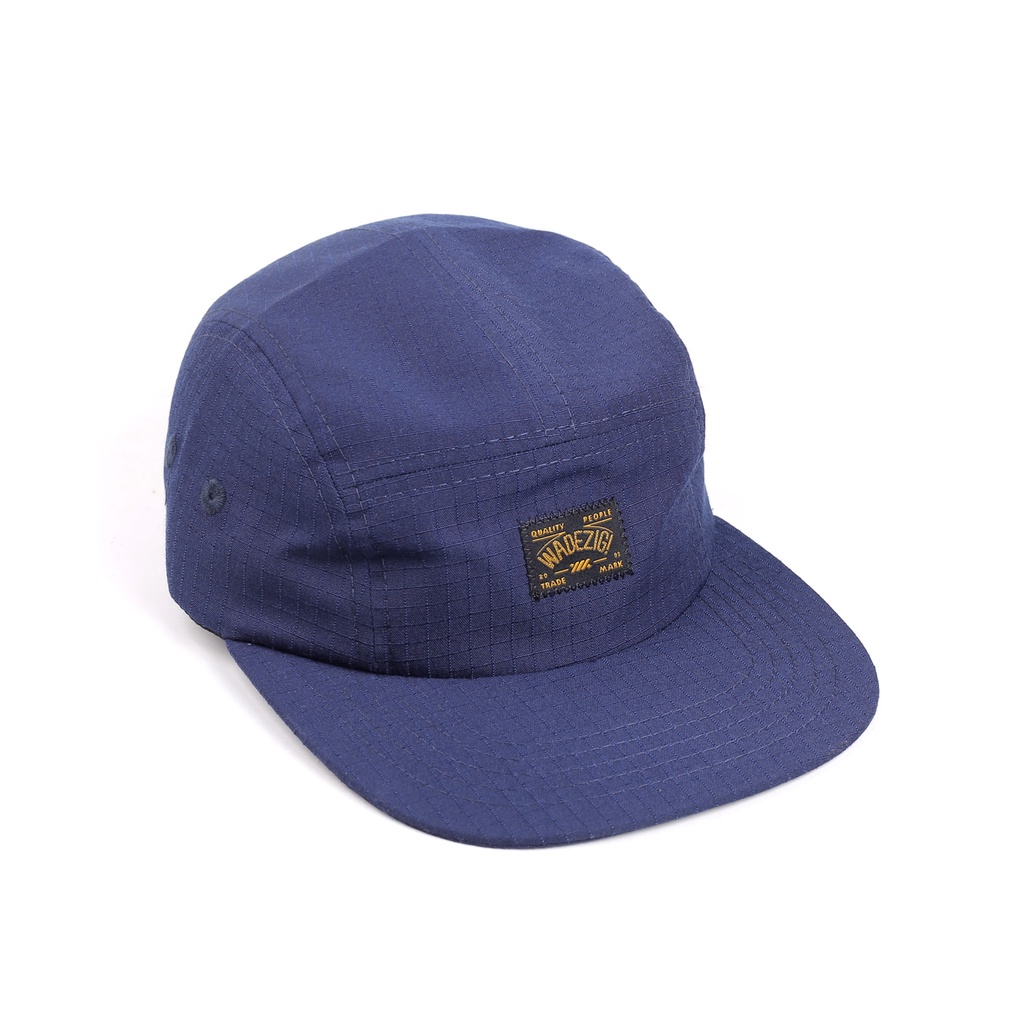 WADEZIG UNDISPUTED NAVY HAT / Topi 5 Panel Distro Original / Topi Panel Distro / 5 Panel Cap / 5 Pan