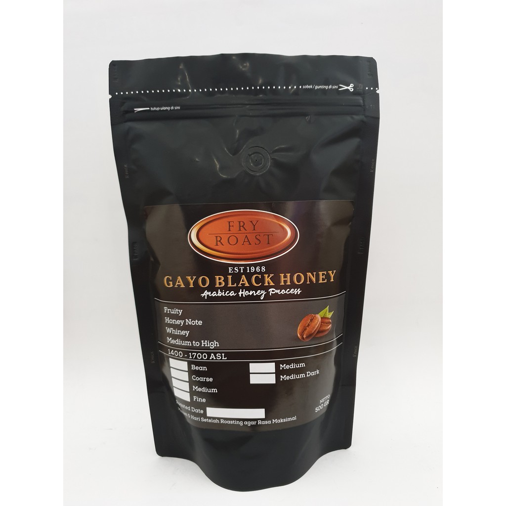

KOPI ARABICA GAYO BLACK HONEY PROCESS 500 GRAM BIJI DAN BUBUK