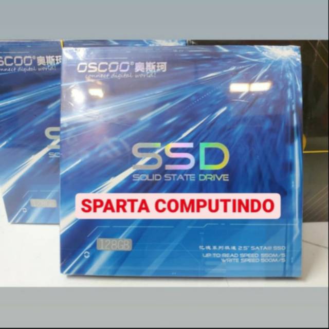 SSD 128 GB KUALITAS PREMIUM NEW OSCOO MURAH GARANSI RESMI 3 TAHUN RUSAK TUKAR BARU