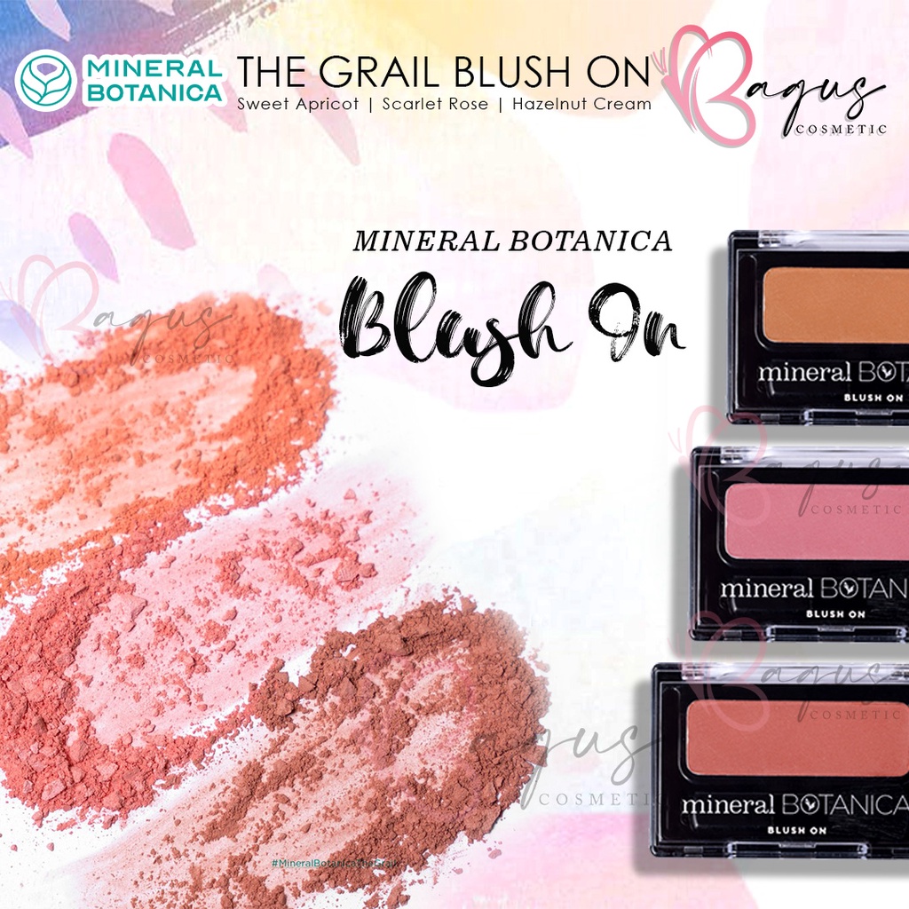 ⭐BAGUS⭐ MINERAL BOTANICA THE GRAIL BLUSH ON | Blush On 4Gr