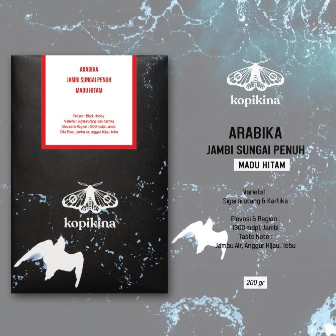 

[COD] Kopi Arabika Jambi Sungai Penuh Madu Hitam 200gr [COD]