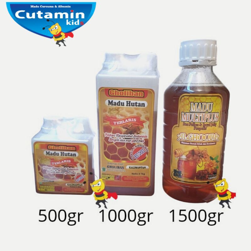 MADU HUTAN MULTIPLUS ALGHOOBA 1500GR / MADU 1.5KG ORIGINAL