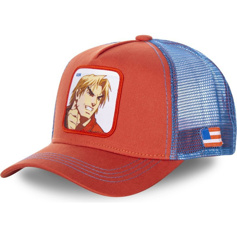 Topi Baseball Desain Anime Street Fighter Bahan Katun Mesh Gaya Hip Hop Untuk Pria Dan Wanita