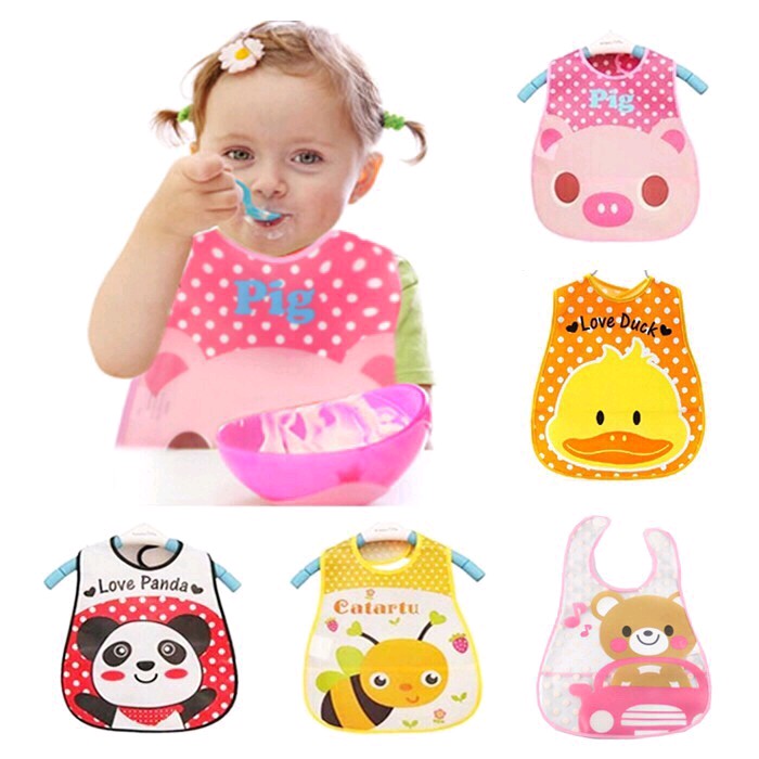 Slabber Palstic / Slabber Eva / Celemek Eva Bayi / Slaberwaterproof / Baby Bib