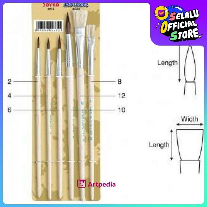 

Kuas Lukis / Kuas Cat Air / Kuas Set 6 Br-1 Terlaris Dan Termurah
