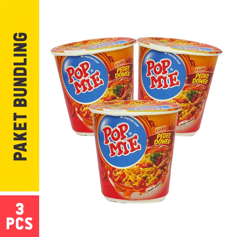 Jual Pop Mie Kuah Pedes Dower 3 Pcs Shopee Indonesia