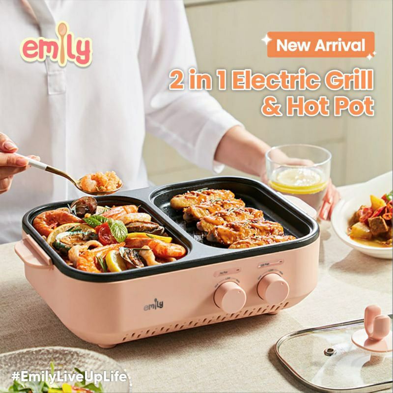 Emily 2in1 Electric Griller