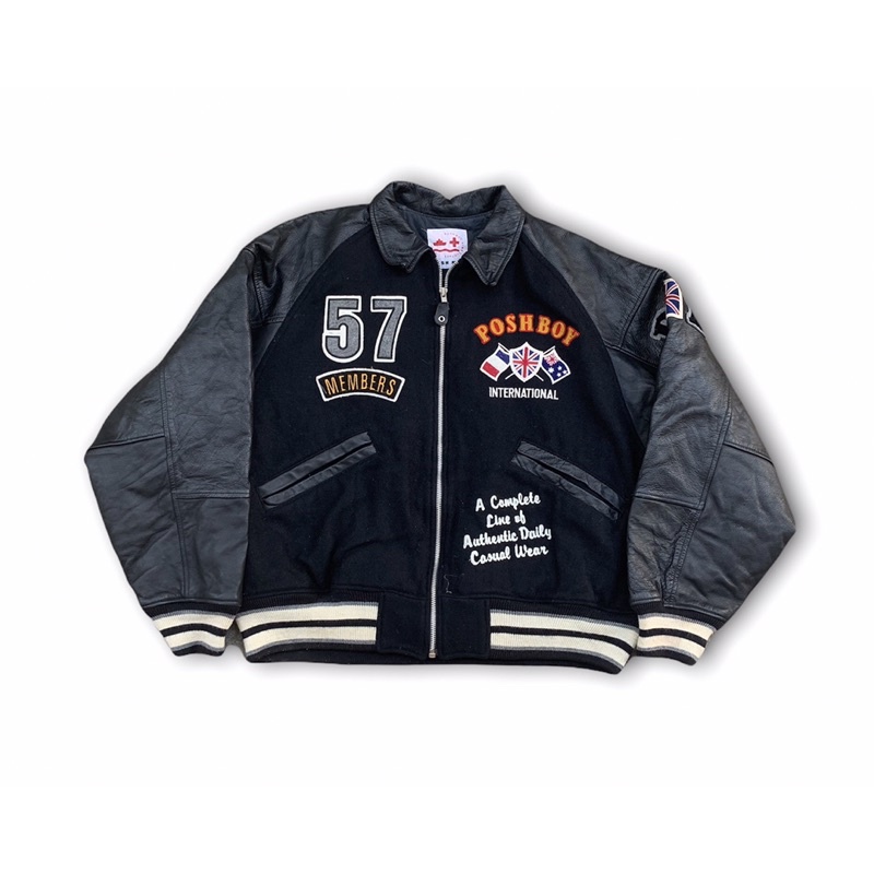 Jaket varsity vintage Poshboy Japan Super rare