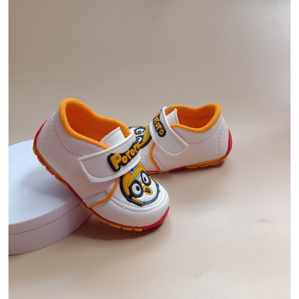 SEPATU ANAK BUNYI LAKI LAKI USIA 1-3 TAHUN /SEPATU BALITA MURAH - PORORO