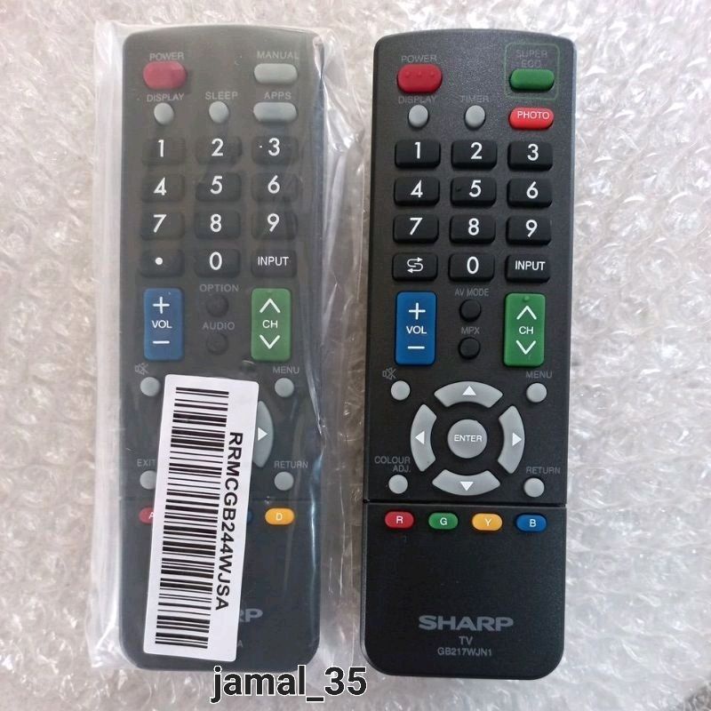 REMOT TV SHARP AQUOS LED LCD GB244WJSA ORIGINAL