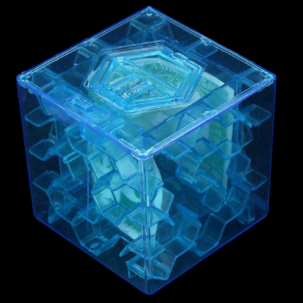 [HeavenDenotation] 3D Cube puzzle money maze bank saving coin collection case box fun brain game