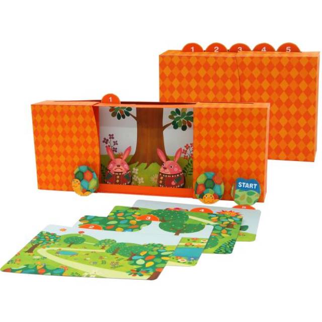 The Tortoise and the Hare Papercraft