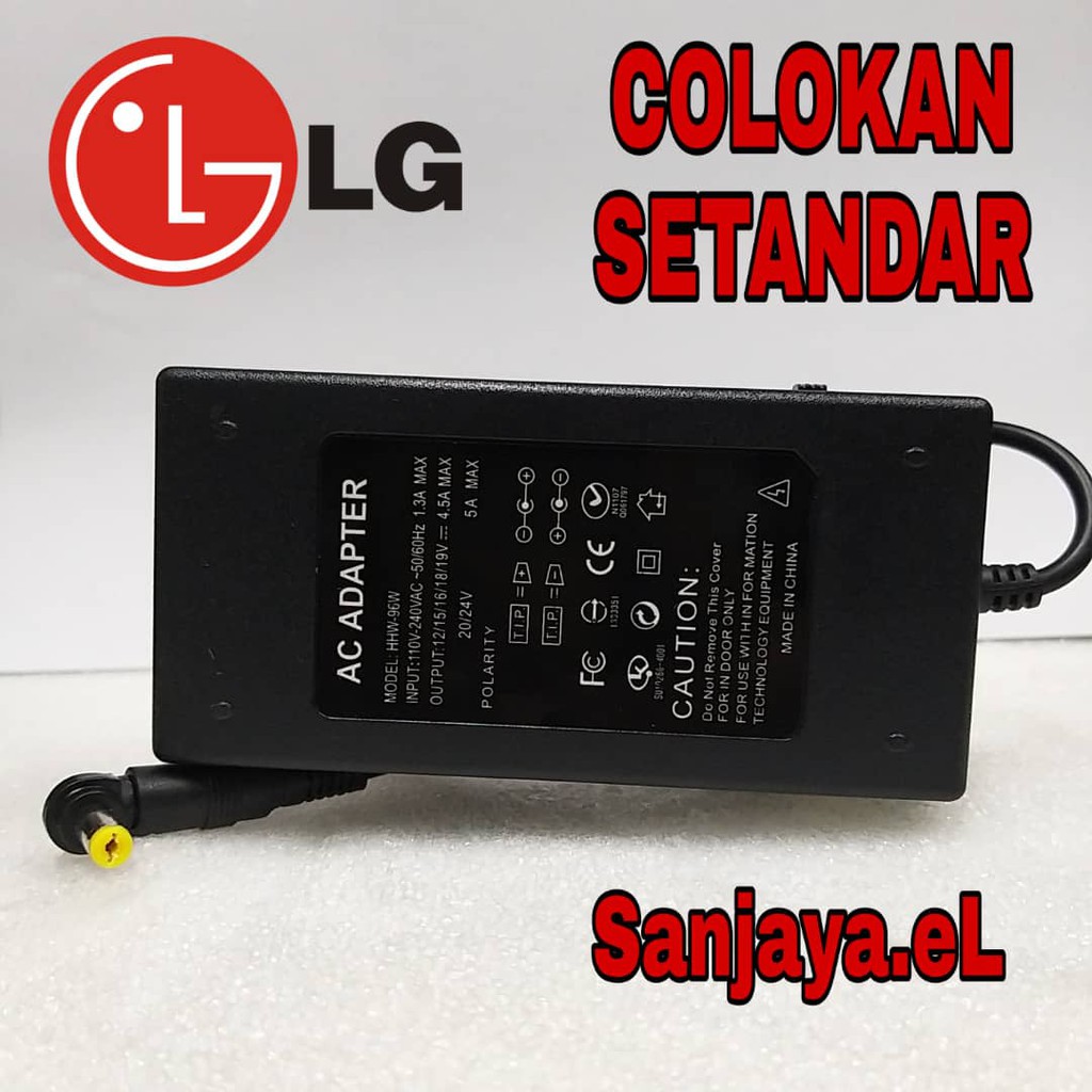 Adaptor Charger Monitor TV LG 24V Monitor LED LCD LG 24V 2.71A
