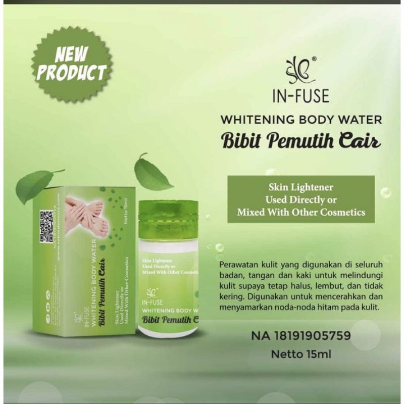 BIBIT Cair Infus SYB WHITENING BODY WATER SYB