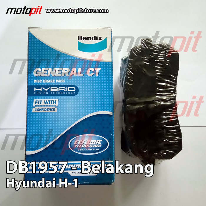 Bendix Kampas Rem Belakang Hyundai H1 H-1 DB1957