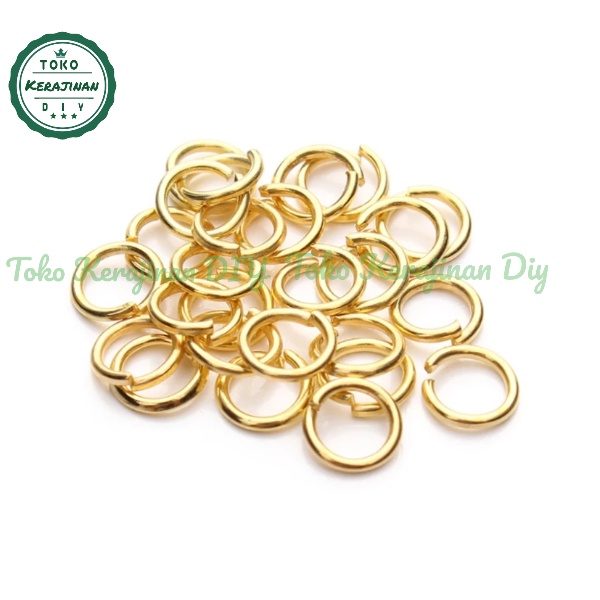 [ 144 pcs ] Ring Bulat Ring O Jump Ring Pengait Bahan Aksesoris