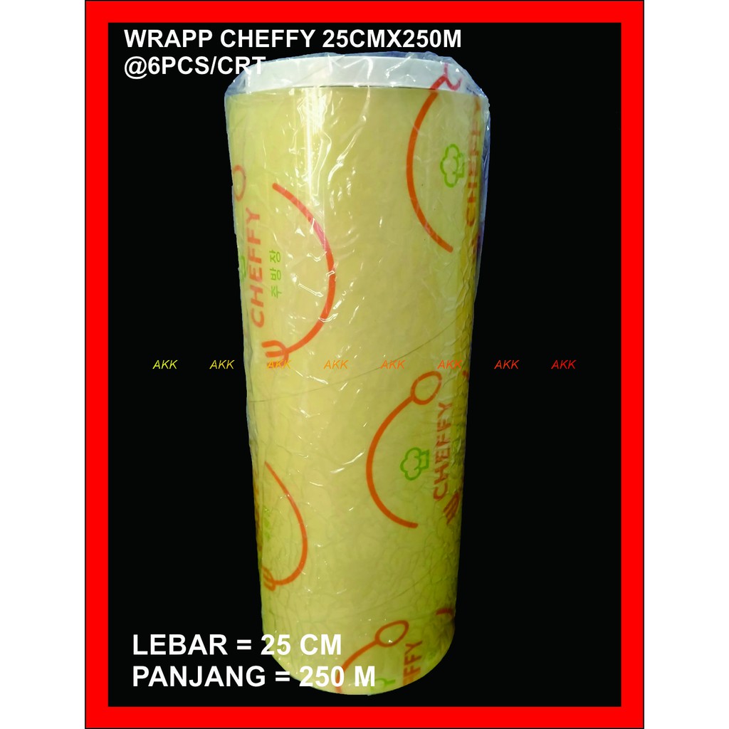 

Wrapp Perekat Cheffy 25cmx250m