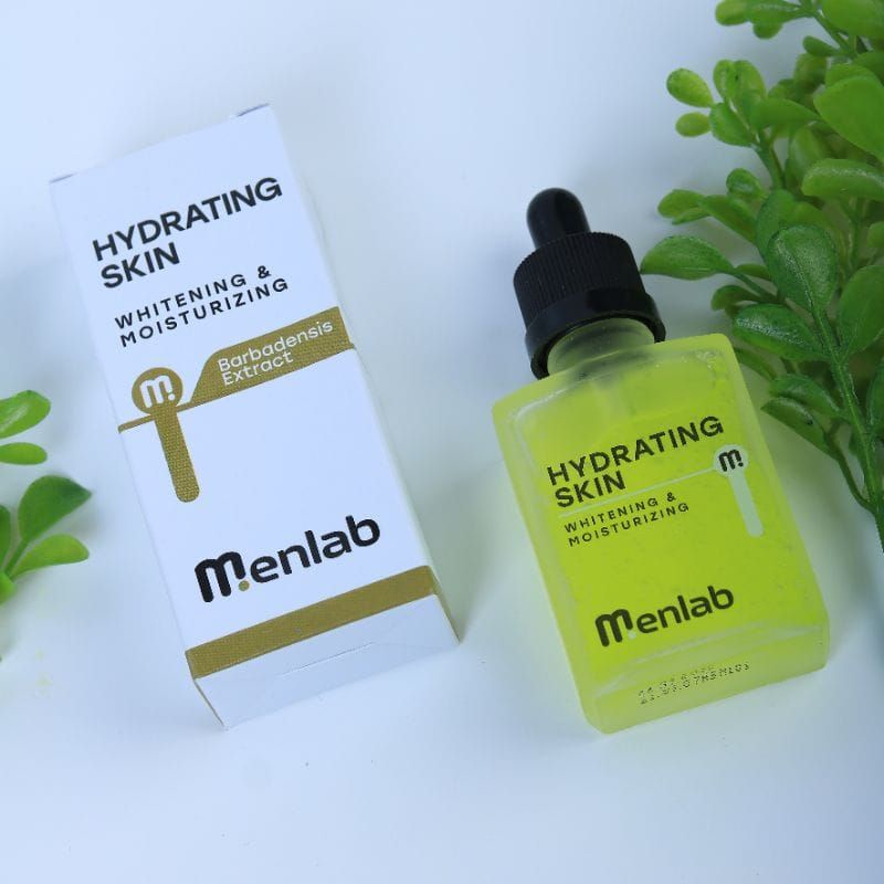 Menlab Hydrating Skin Serum Wajah Glowing Untuk Pria Bpom~Promo Serum Menlab Original 100%