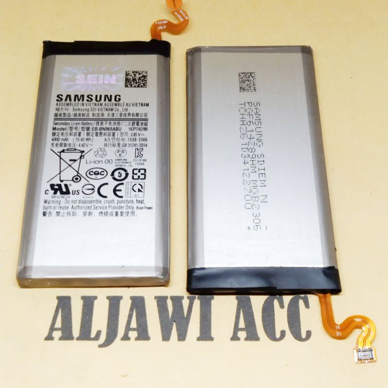 Baterai Bt Batre Battery Samsung Galaxy Note 9 N965 EB-BN965ABU Original Battery Hp