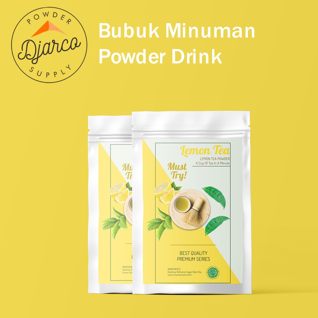 

1000 GRAM/1 KG PREMIUM LEMON TEA POWDER DRINK - SERBUK BUBUK MINUMAN TEH LEMON BISA GROSIR