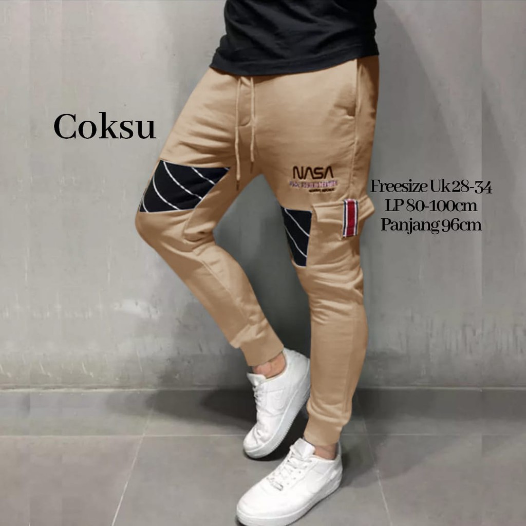 Celana Jogger Pria Panjang SweatPants Pria jogger Pants Nasa Pantai Training Santai Cowok original