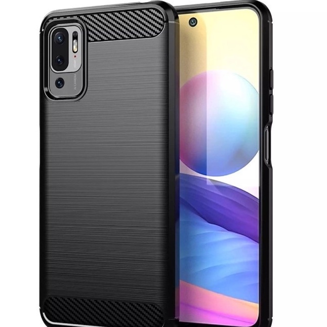 XIAOMI POCOPHONE POCO F3 5G POCO M3 PRO 5G CASE IPAKY CARBON SOFTCASE SILIKON KARET SOFT KARBON CASING COVER PELINDUNG BELAKANG