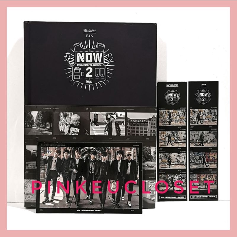 [READY RARE] BTS NOW 2 FULLSET BOOKMARK JM JIMIN / RM NAMJOON + POSTCARD