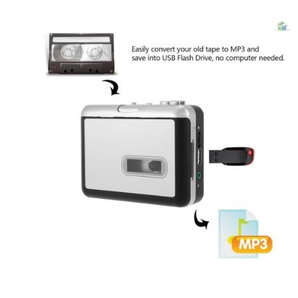 Converter Ezcap usb A 2.0 tape cassette capture to mp3 stereo hifi with audio 3.5mm 231 ezcap231