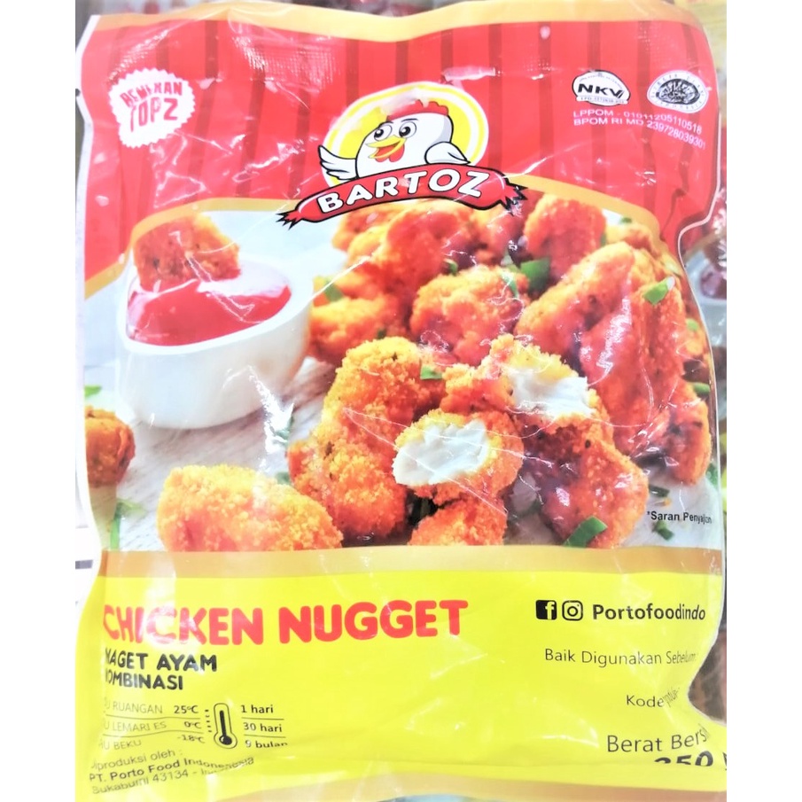 

Bartoz Chicken Nugget 250gr