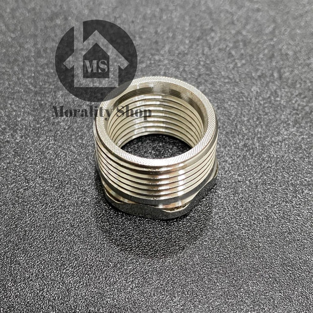 Plok sock Stainless 3/4 inch Ke 1/2 Inch S03 - Plot Sok mur nepel fitting 1/2 ke 3/4 inch