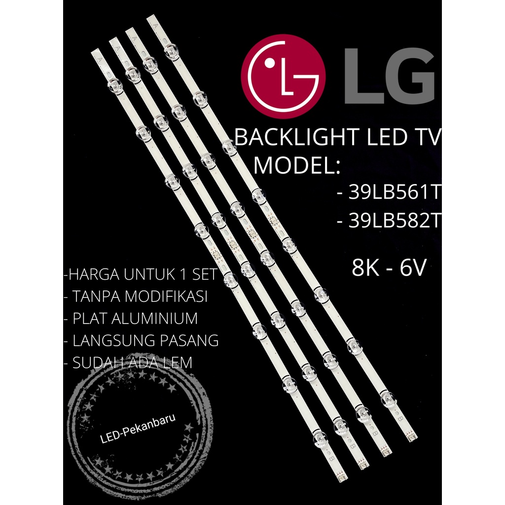 BACKLIGHT LED TV LG 39LB561T 39LB 39LB561 39LB582 39LB582T LAMPU BL 6V