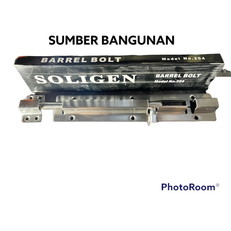 GRENDEL PINTU 8INCH / GRENDEL PINTU SOLIGEN / GRENDEL TEBAL STAINLESS / GRENDEL BERKUALITAS / SELOT 