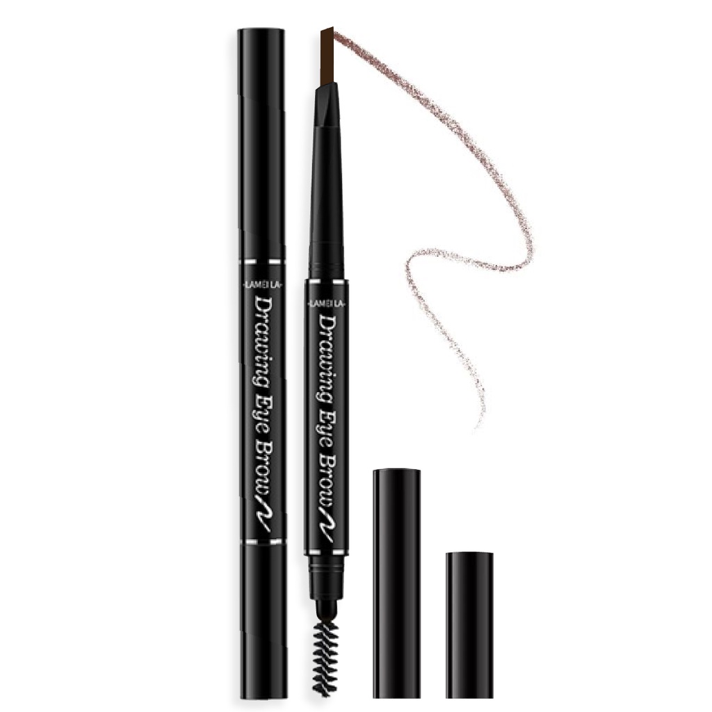 SHINE STAR - [ COD ] LAMEILA 7 Colors Double Heads Eyebrow Pencil Lasting Eyebrow Pen Waterproof