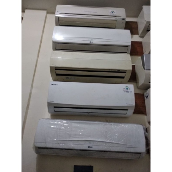 kipas angin model ac 1pk 1 5pk pake remot breket  second hemat listrik dan awet 